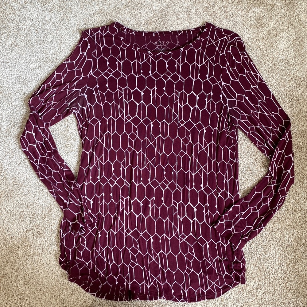 Purple Stretchy Shirt